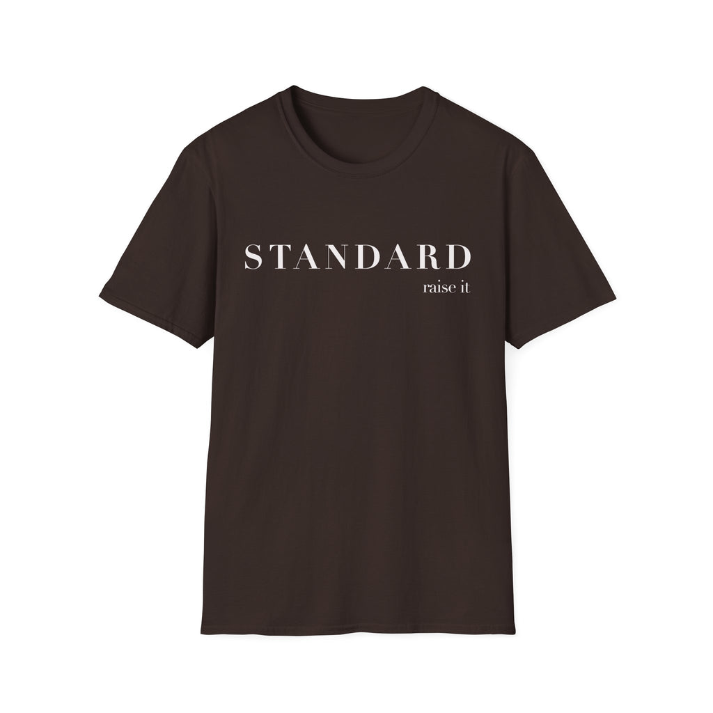 T-Shirt — STANDARD minimalist typography graphic tee