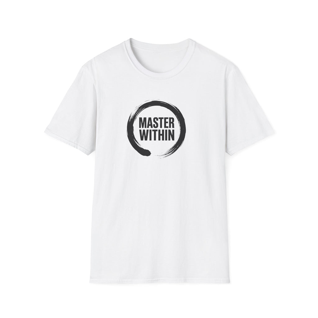 Master Within T-Shirt — Minimal Zen Circle Meditation Tee