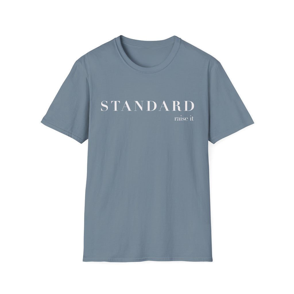 T-Shirt — STANDARD minimalist typography graphic tee
