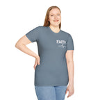 Faith Heartbeat T-Shirt — Faith ECG Minimalist Christian Tee