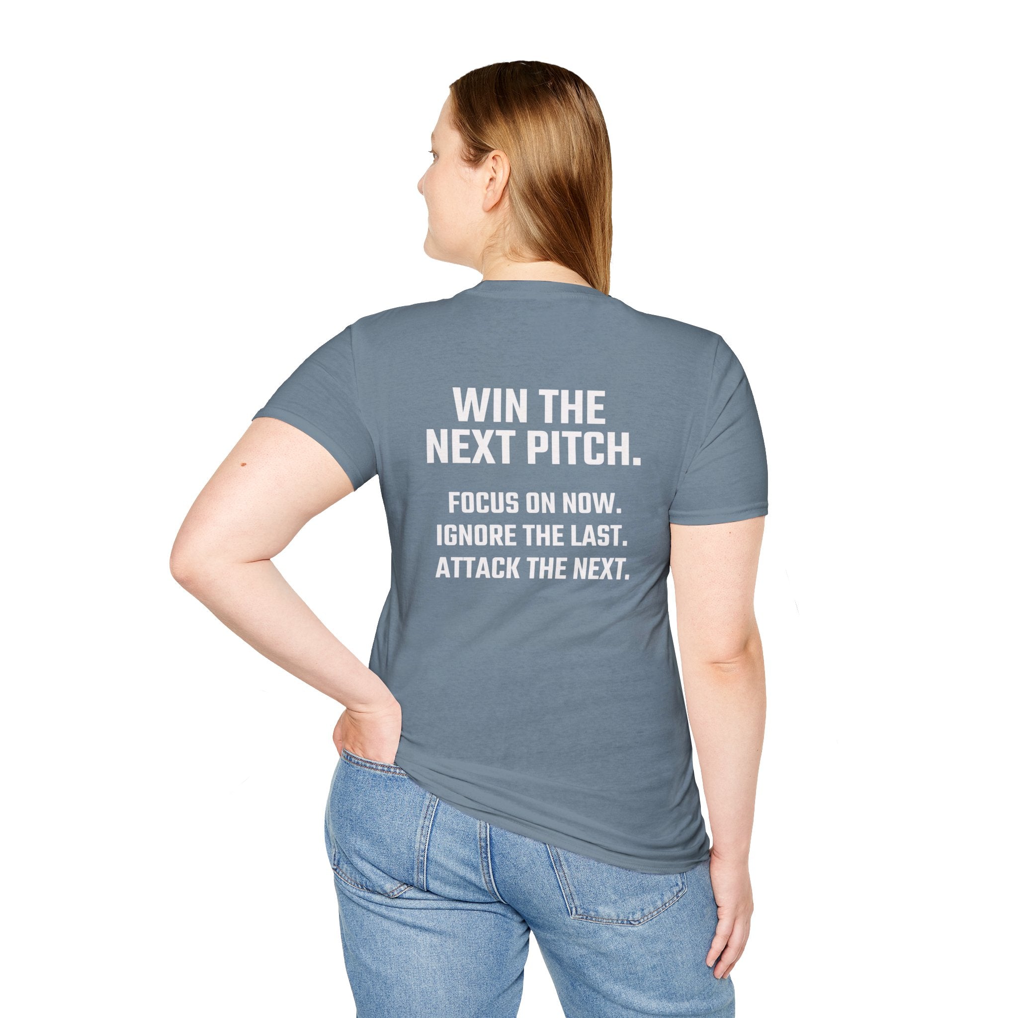 Win the Next Pitch (Back Design)