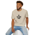 Do The Hard Thing T-Shirt – Motivational Minimalist Tee