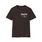 Faith Heartbeat T-Shirt — Faith ECG Minimalist Christian Tee