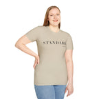 T-Shirt — STANDARD minimalist typography graphic tee