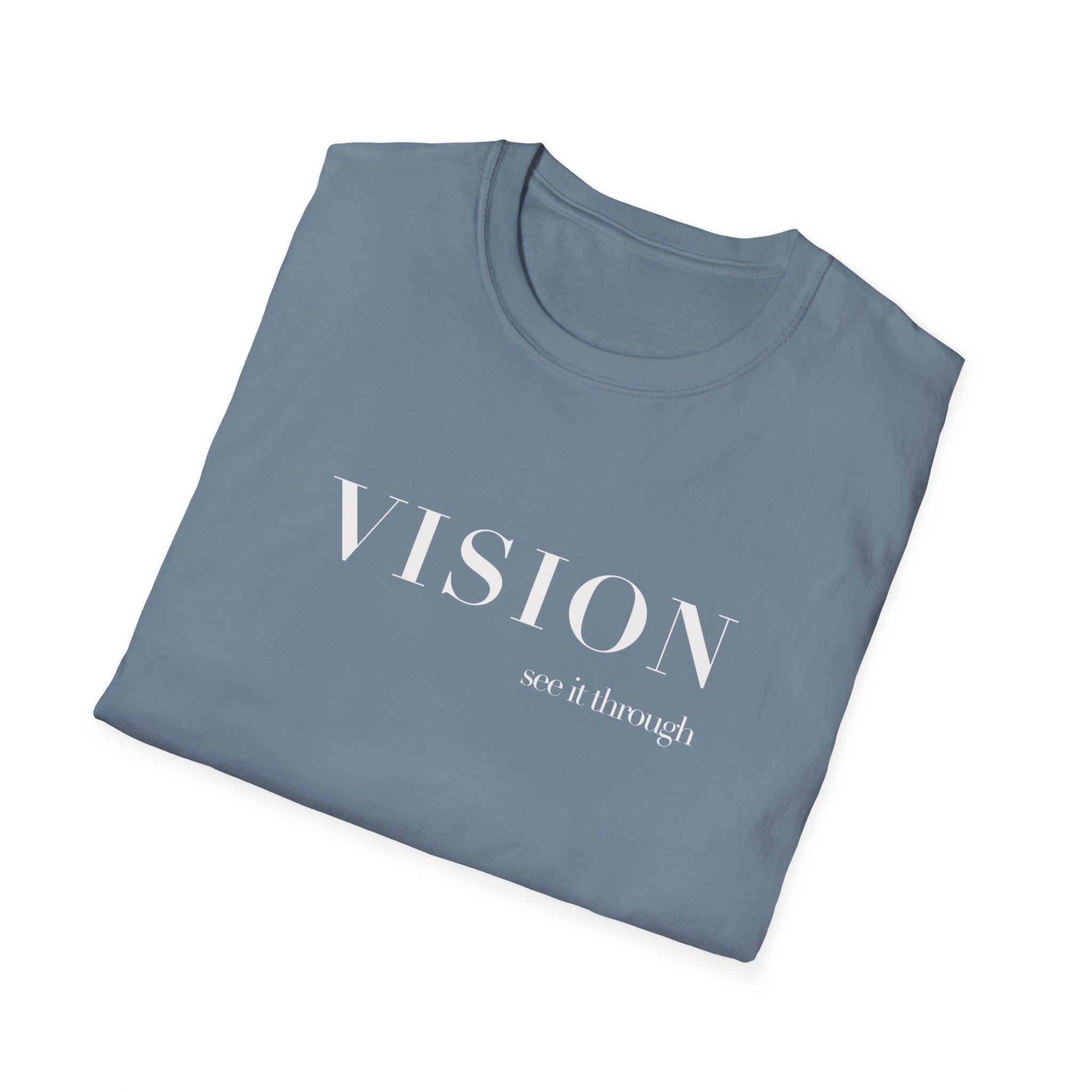 VISION Tee – Minimalist "Vision, not if enough" Inspirational Graphic T-Shirt