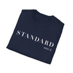 T-Shirt — STANDARD minimalist typography graphic tee