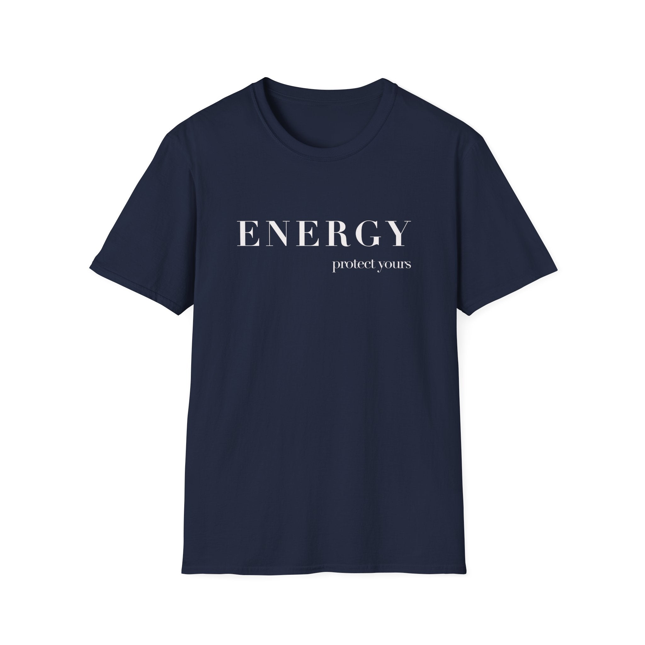 T-Shirt — "ENERGY" Minimalist Motivational Tee