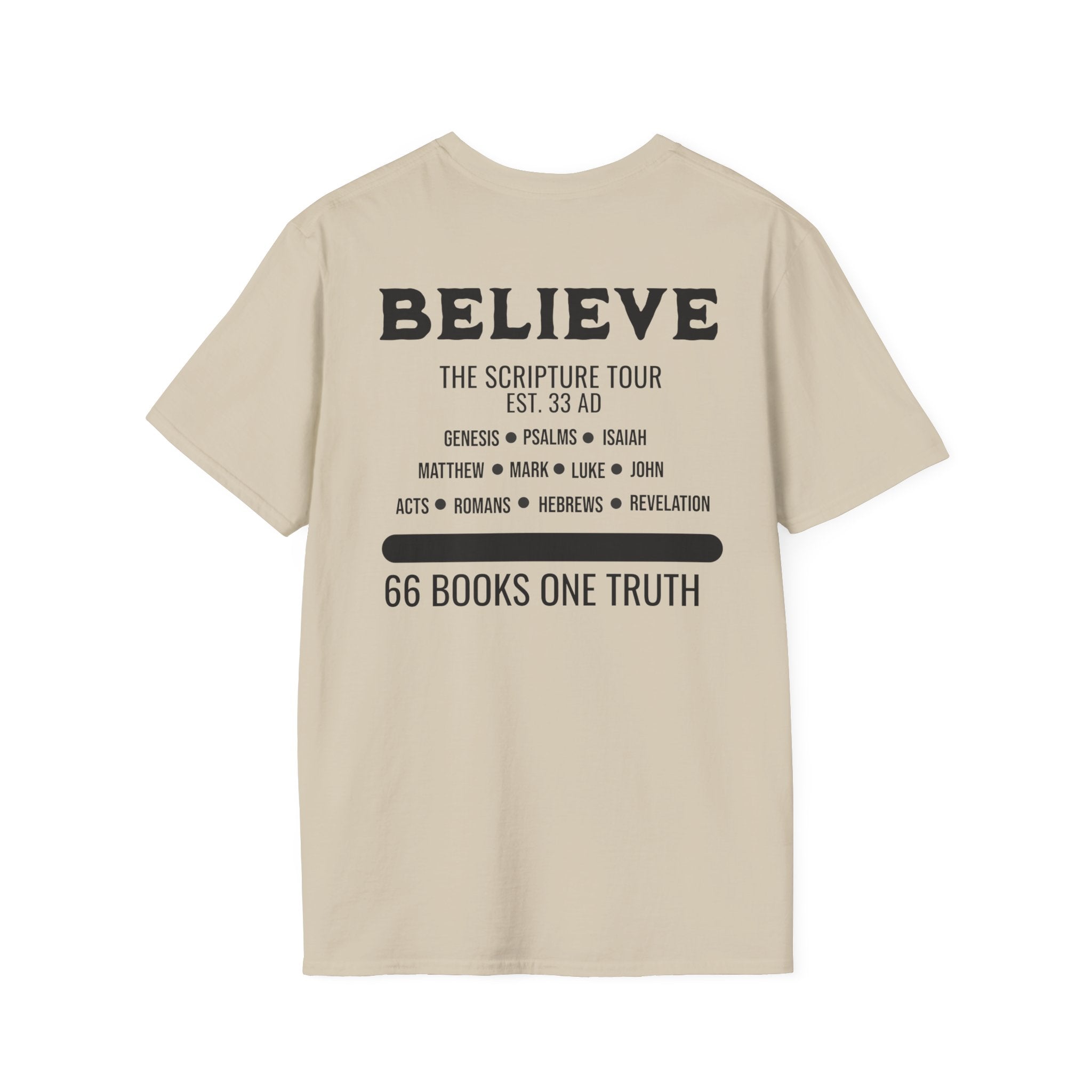 Believe – The Scripture Tour (Back)