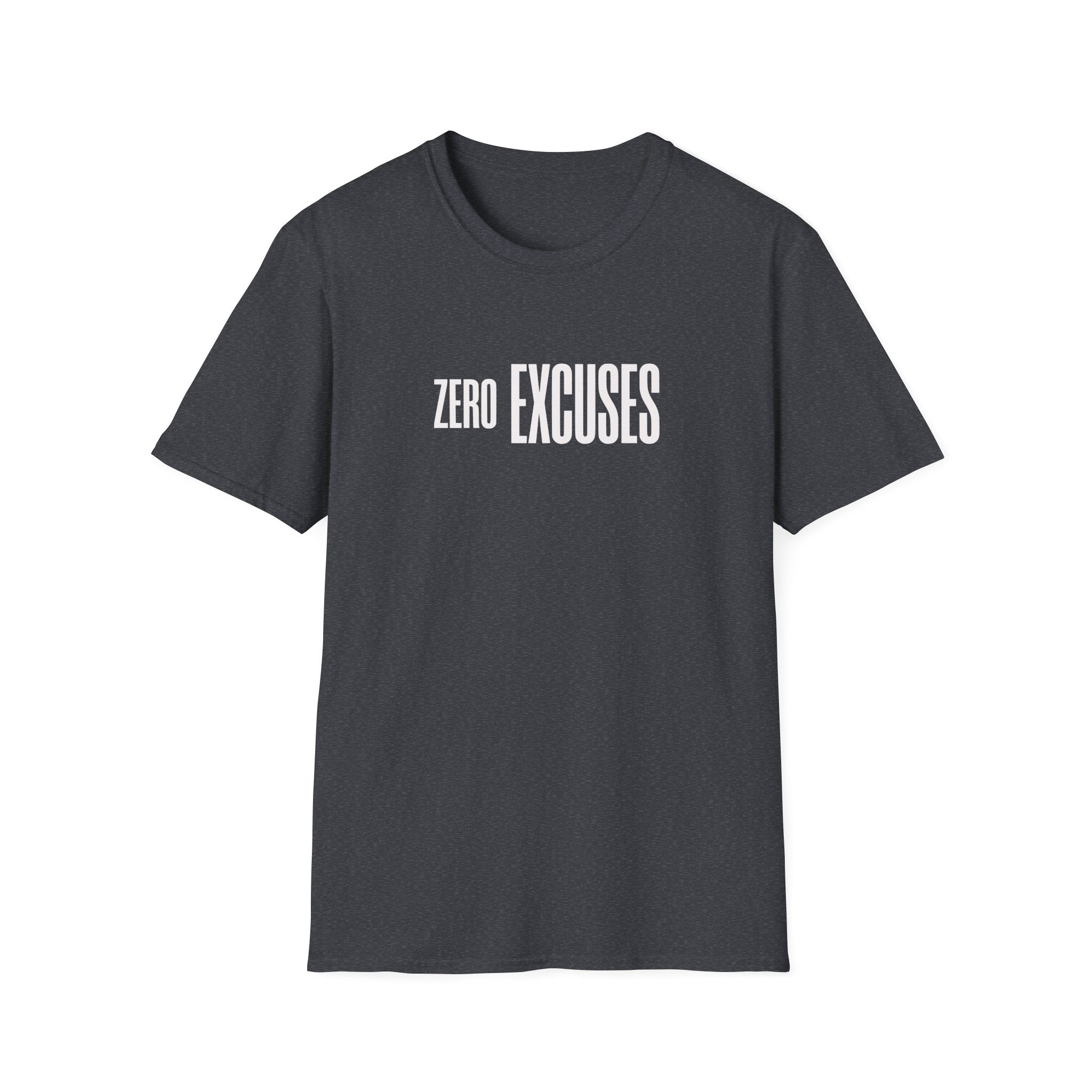 Zero Excuses T-Shirt — Motivational Fitness Tee